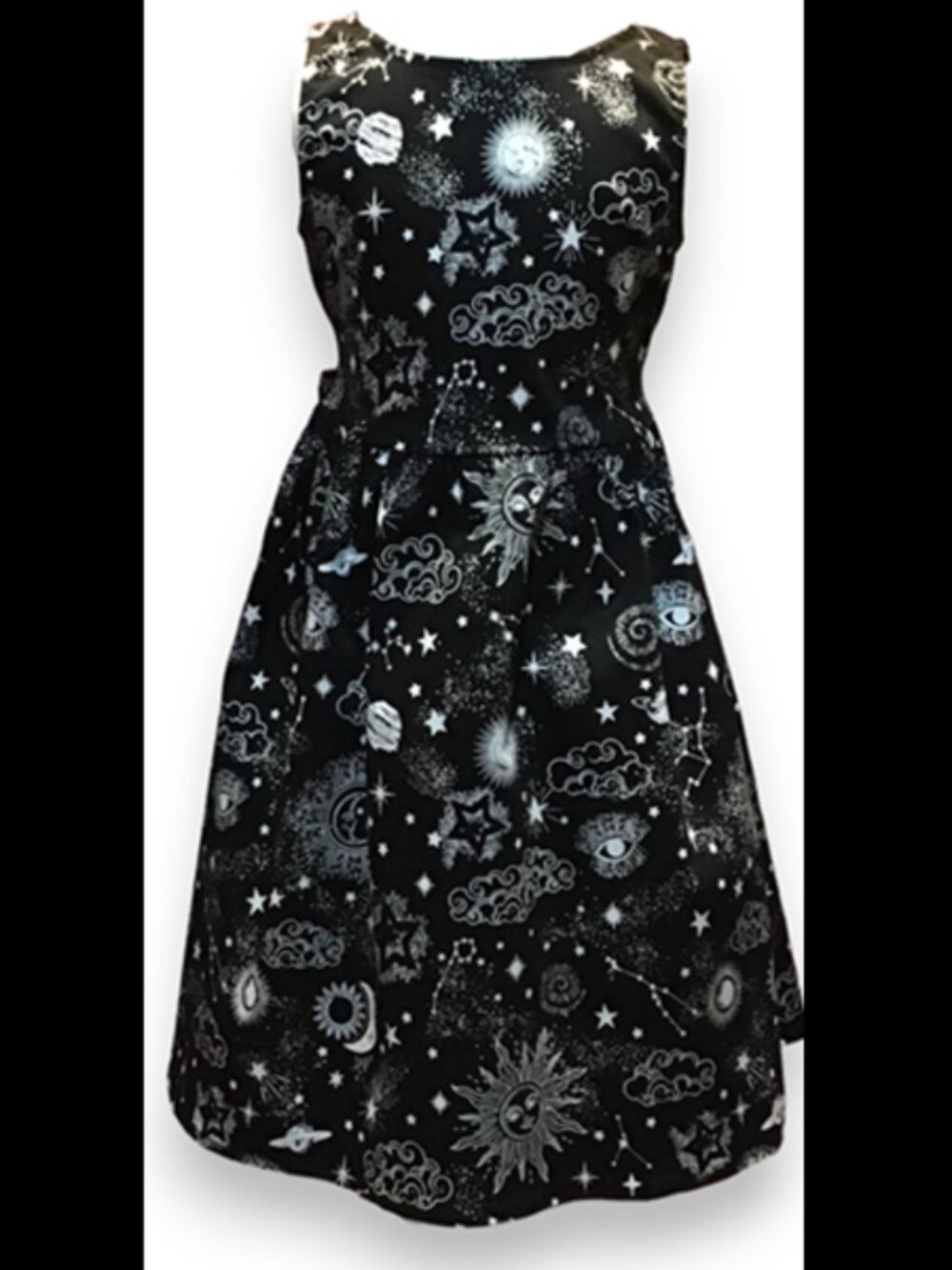 New Eva Rose Lunar Print Girls Dress